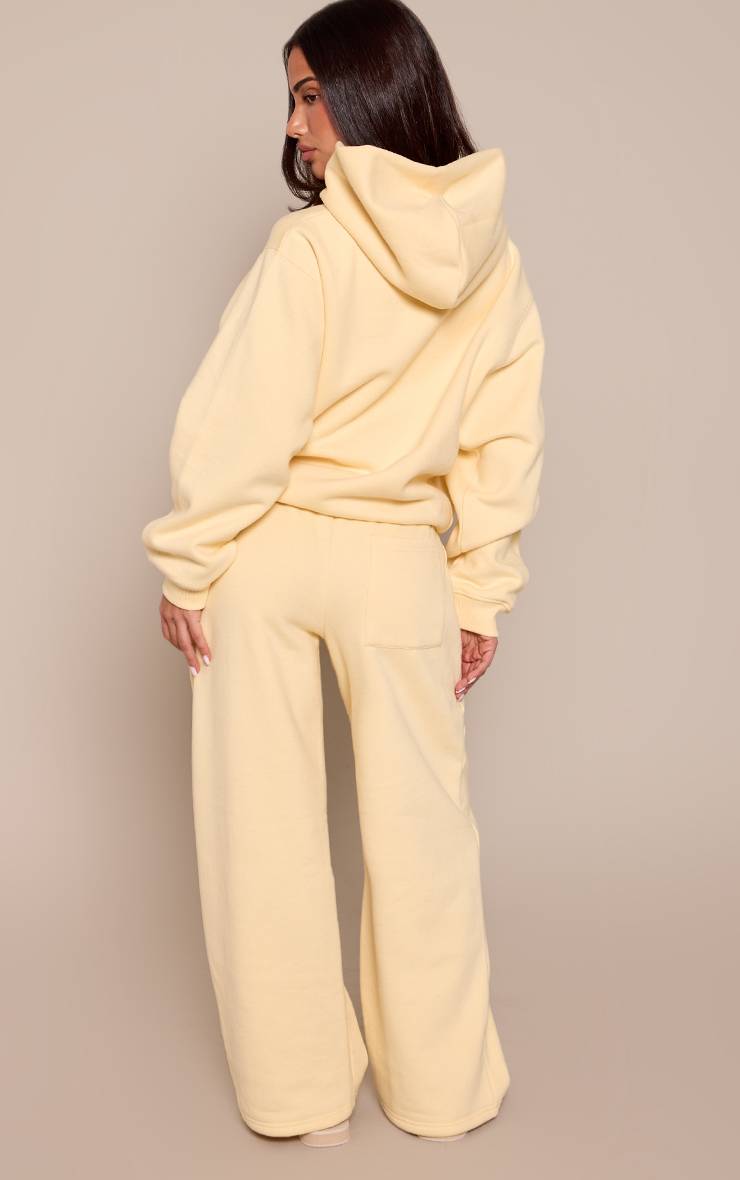 Butter Yellow Jogging Petite Jambes Larges À Motif Graphique