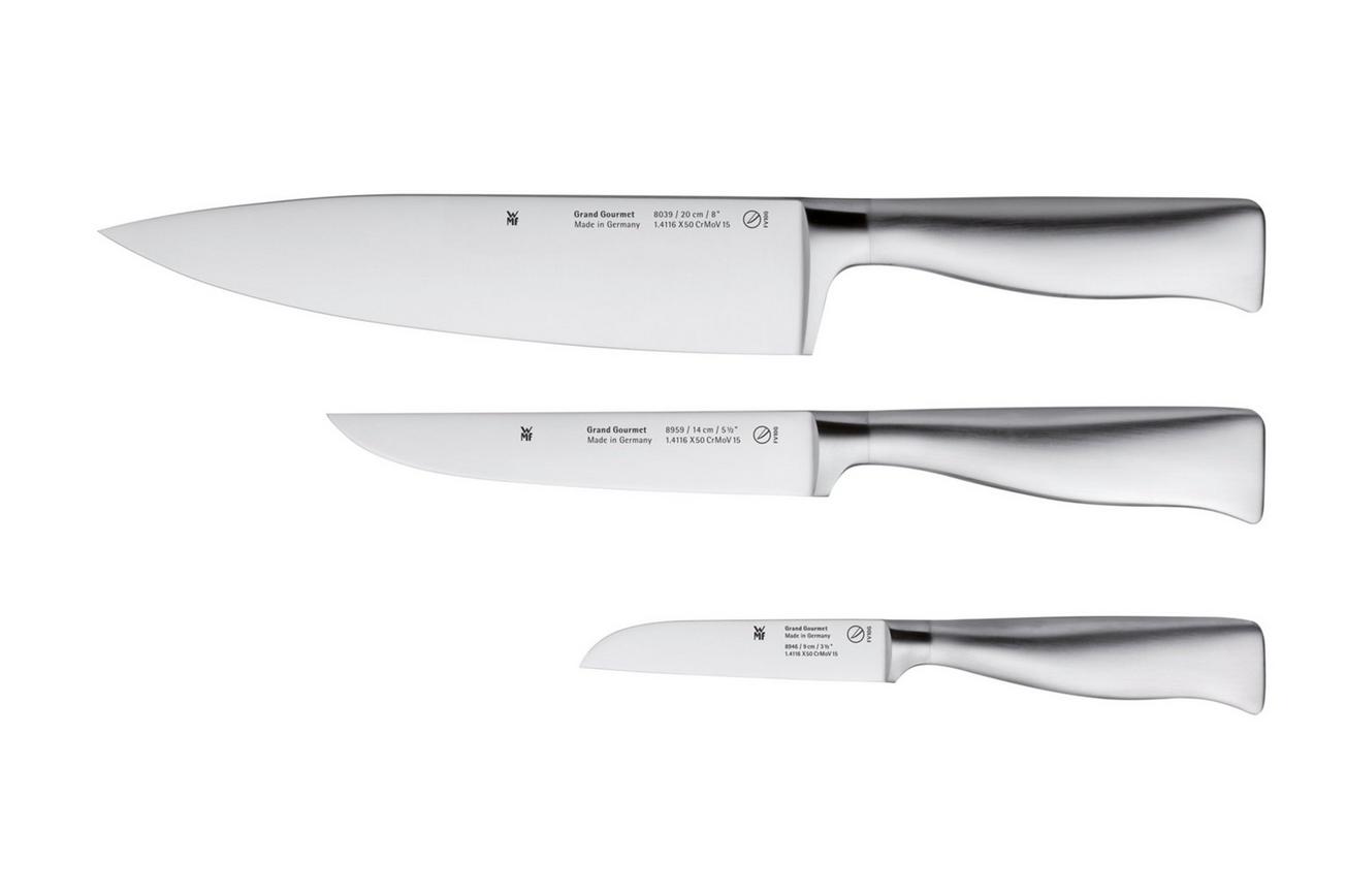 WMF Grand Gourmet 1894939992 3-delige keukenmessenset