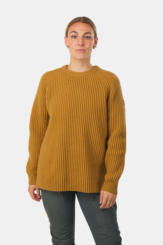 Fjällräven Fjällräven Övik Rib Sweater Wollen Trui Dames