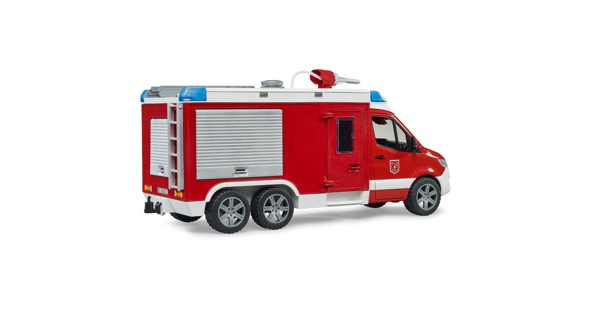 bruderMercedes Benz Sprinter brandweer commandowagen met licht en geluid Modelvoertuig  (02680)