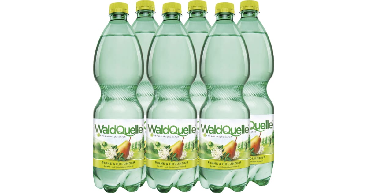 Waldquelle Birne Tray 6x 1,0 Liter (Einweg)