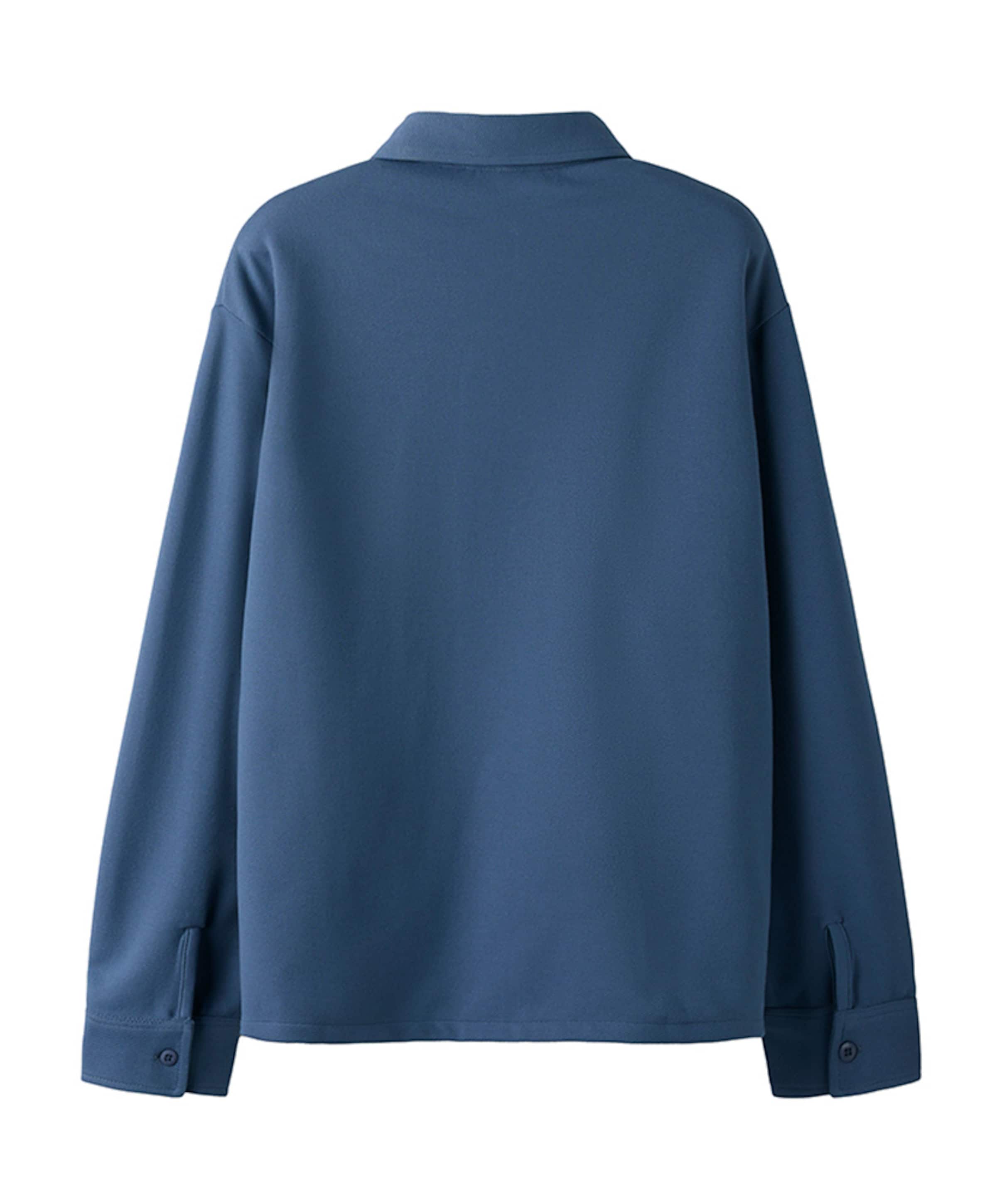 Name it Jongens overhemd lange mouw blauw