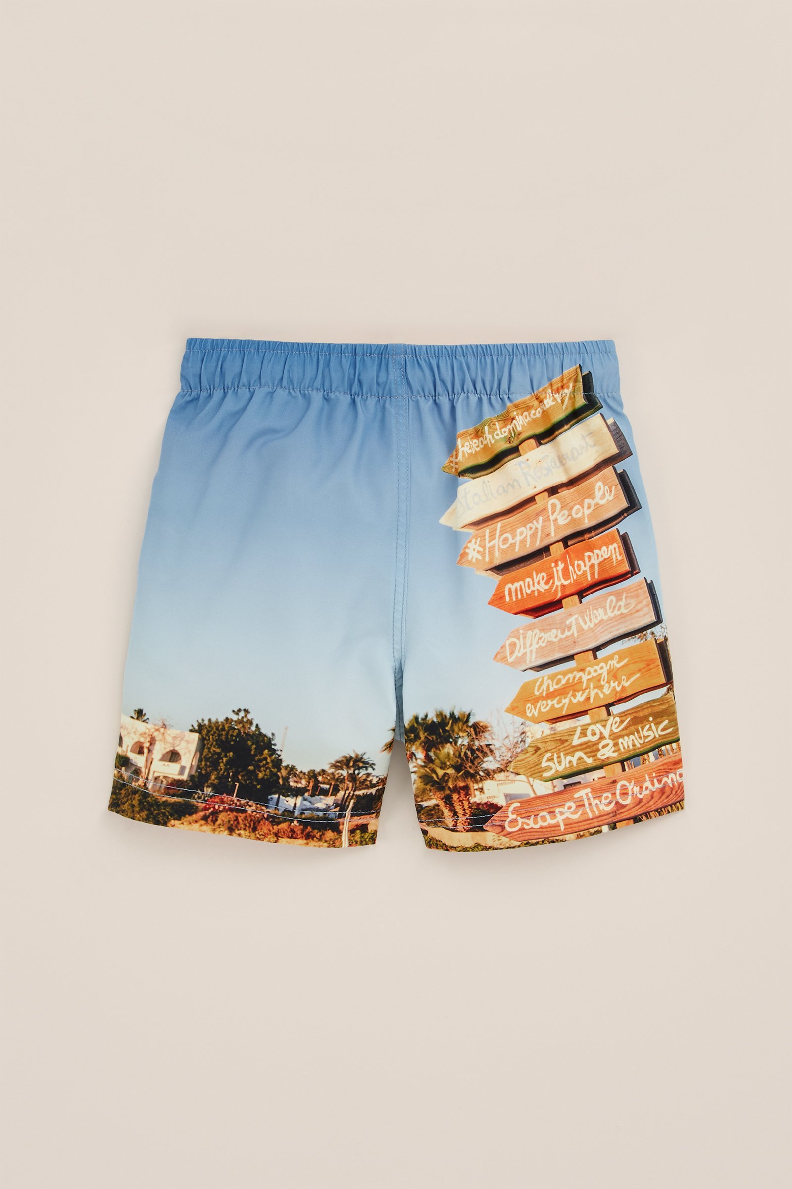 Jongens zwemshort met dessin WE Fashion Blauw
