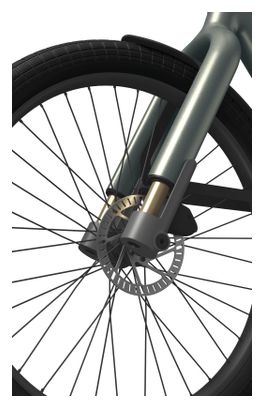 Vélo de Ville Electrique Cowboy Cross Courroie Mono Vitesse 540Wh 27.5'' Marron