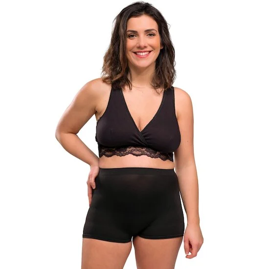 Lot de 2 Culotte de Grossesse hospitalière de lux   Noir        Taille unique   de               Carriwell