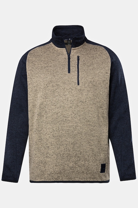 JAY-PI Troyer, Outdoor, Strickfleece, Zippkragen