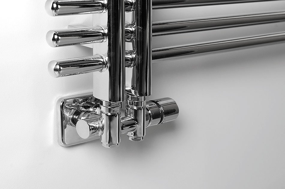 Sapho Twin Combi radiator m/o aansluitset rechts chroom