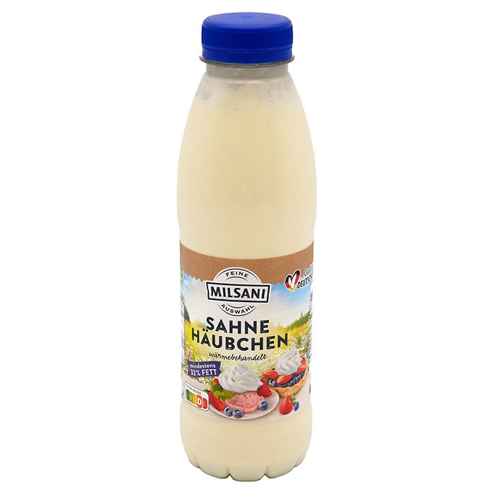 MILSANI Sahne Häubchen 500 g
