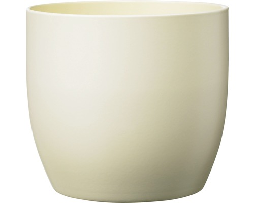 Soendgen Basel Fashion keramische bloempot, Ø 13 cm, H 12 cm, parelmoer