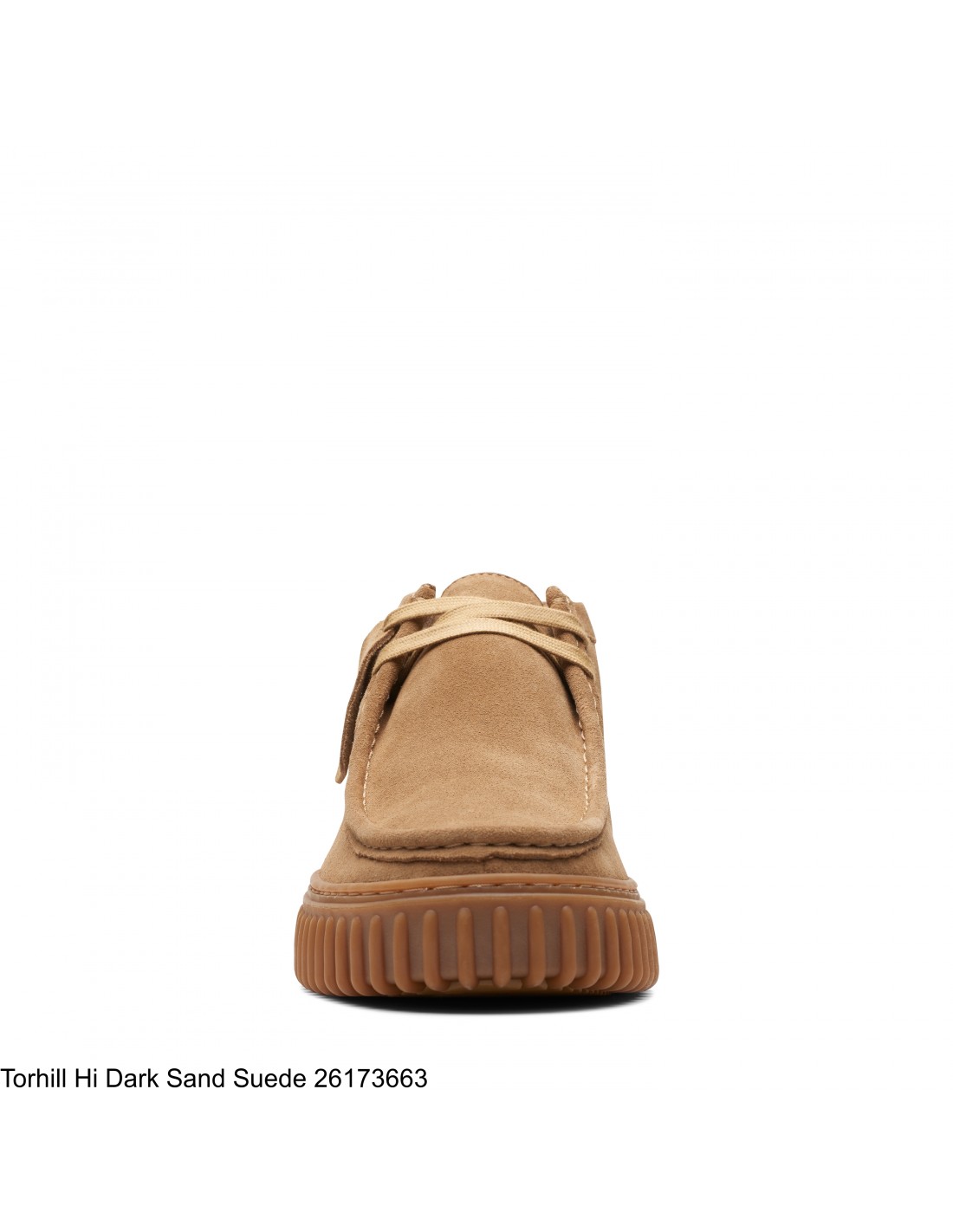 clarks Derbies Mixte torhill hi dark sand suede