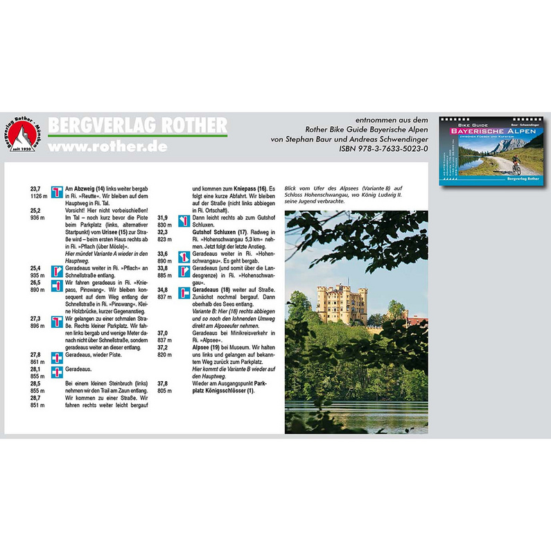 Rother Bayerische Alpen Bike Guide