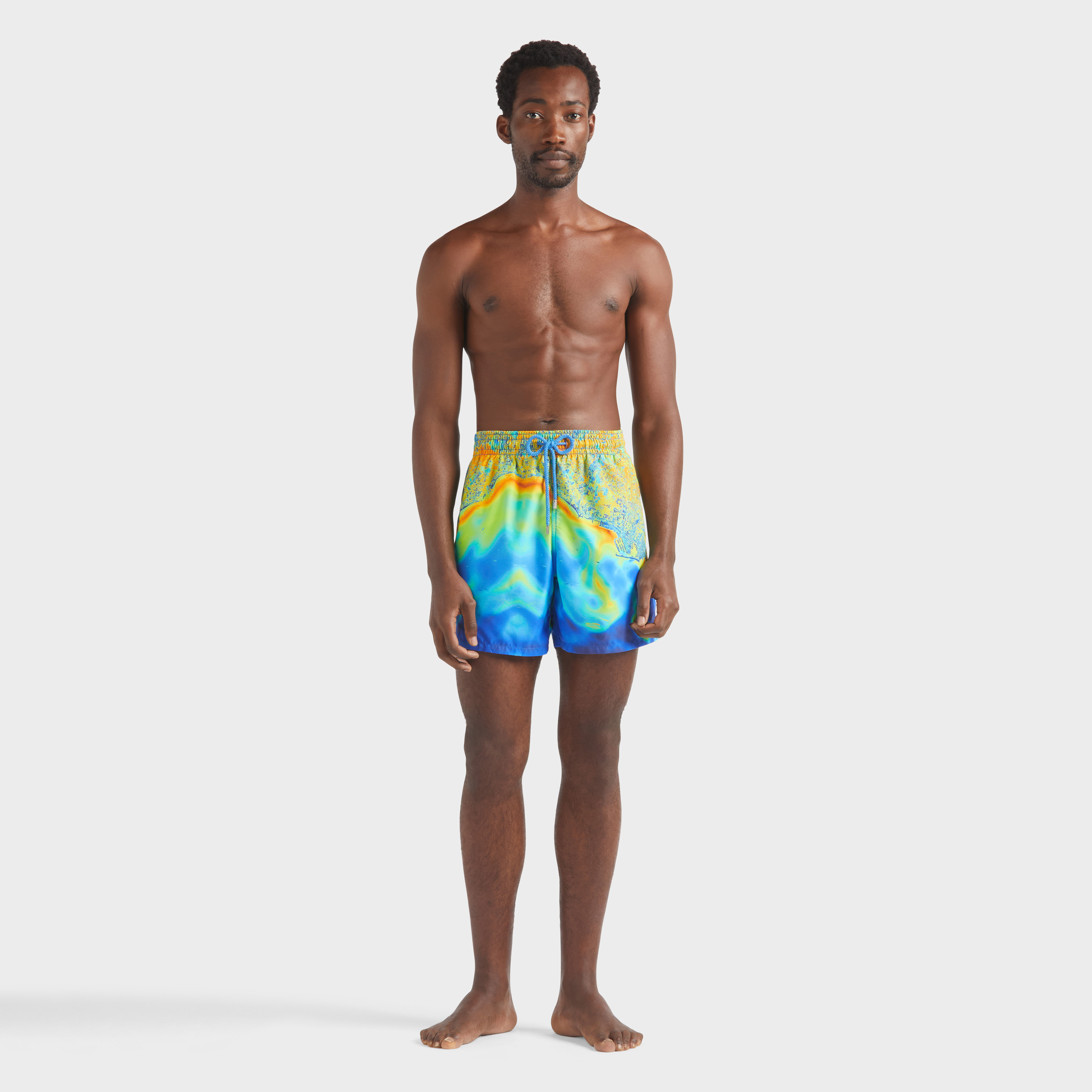 Maillot de Bain Homme Bathymétrie Des Oceans