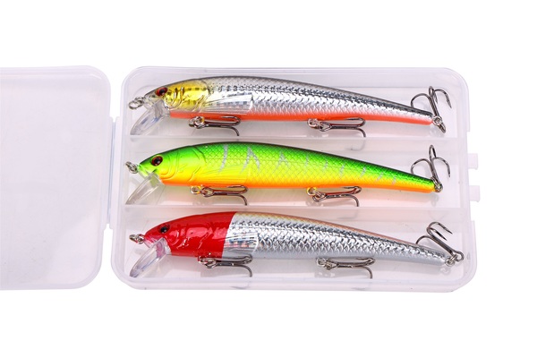 Kit Leurres Durs Fish4All Hardlure Kit Wobble 1 Floating 12cm 17g (3 Pièces)