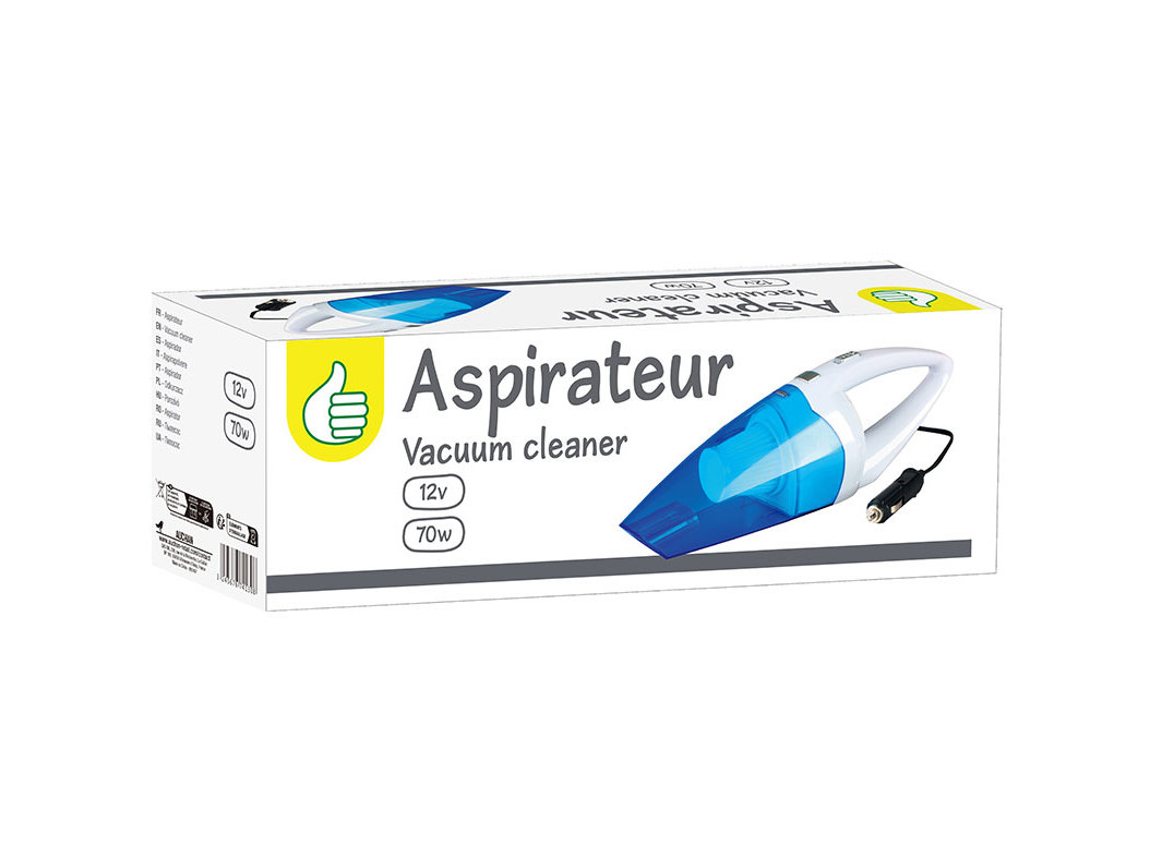 ASPIRADOR AUTO POLEGAR 12V 70W
