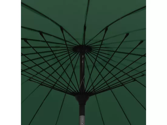 Parasol d'extérieur avec mât en aluminium 270 cm Vert