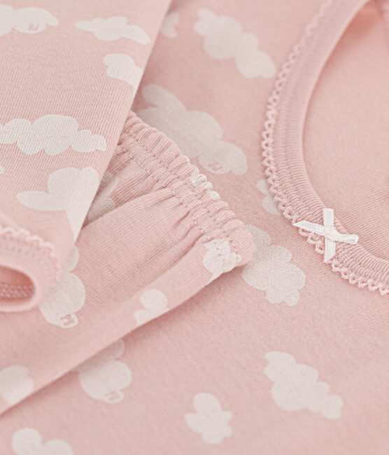 Pyjama imprimé motif nuage en coton enfant