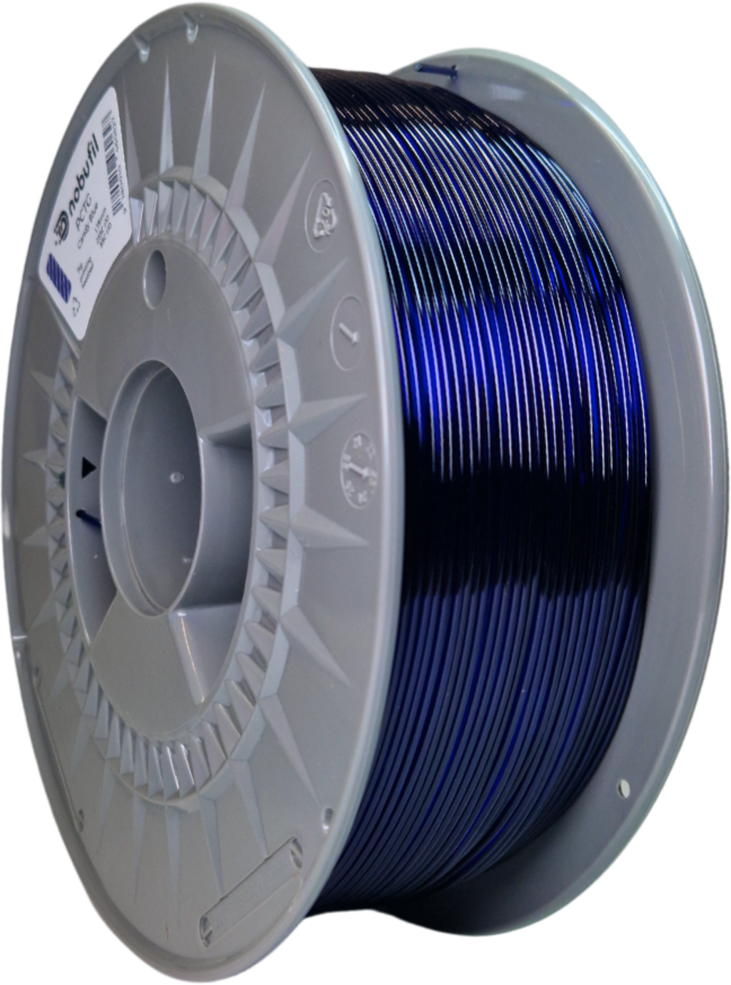 Nobufil  PCTG Candy Blue, 1,75 mm / 1000 g    Schlagfestes PCTG Filament aus recycelten Kunststoffen
