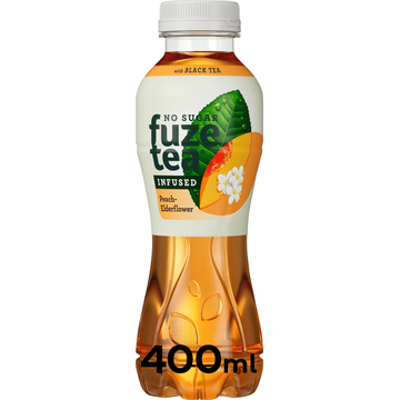 Fuze Tea Infused Peach-Elderflower with Black Tea No Sugar 400 ml