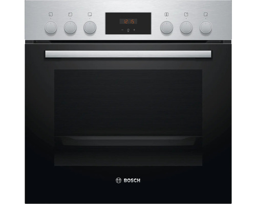 Bosch ovenset met glaskeramische kookplaat en roestvrijstalen frame HND211FH61, bruikbaar volume 71 l