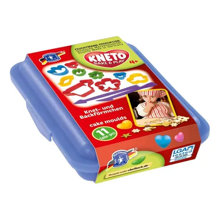 Feuchtmann KNETO Bake & Play Backförmchen, 3-fach sortiert