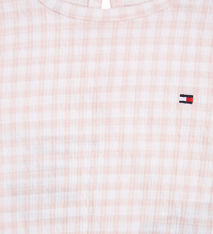 Tommy Hilfiger S?t - T-shirt/Bloomers - Ruffle Gingham - White/P