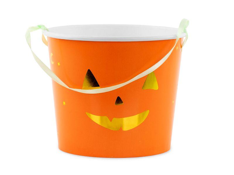 Partydeco Einweggeschirr Süssigkeiten Eimer Mix,13.5 cm Halloween Eimer