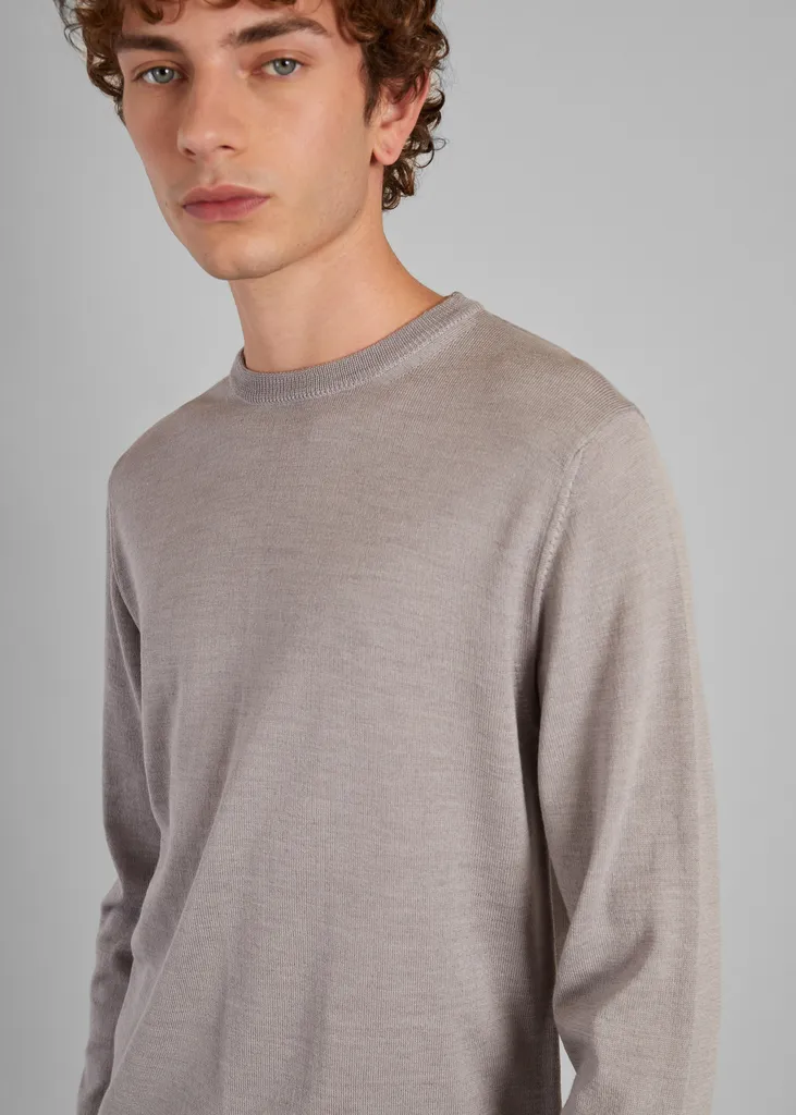 Pull col rond en laine mérinos L'Exception Paris