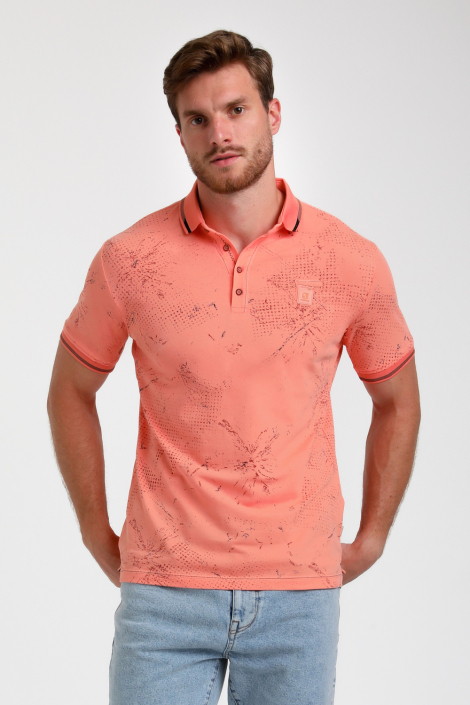 Gabbiano oranje heren polo