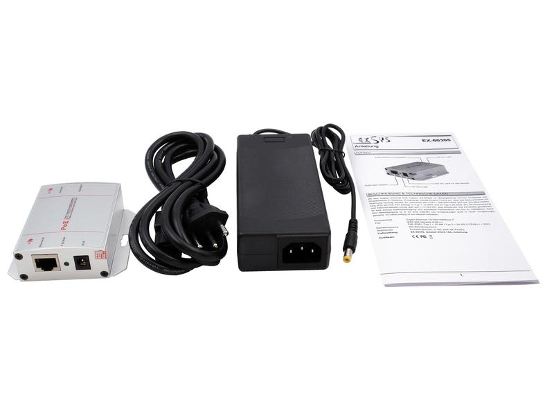 Exsys PoE Injector EX-60305 Gigabit-PoE-Injektor