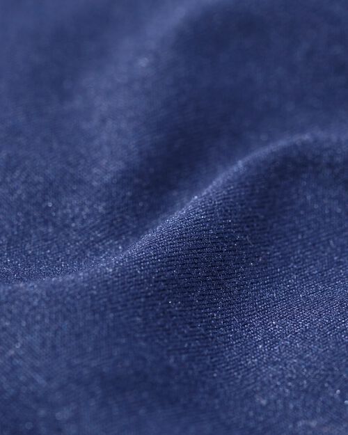 string seconde peau micro bleu foncé