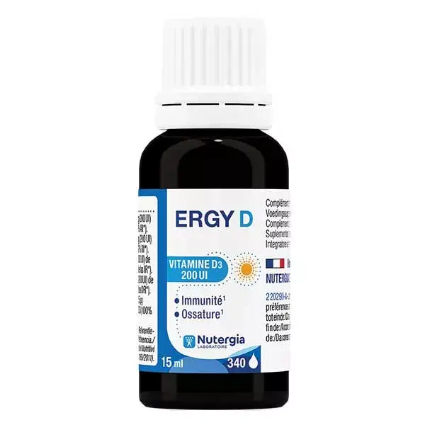 Nutergia Ergy D Vitamina D3 200 UI 15ml