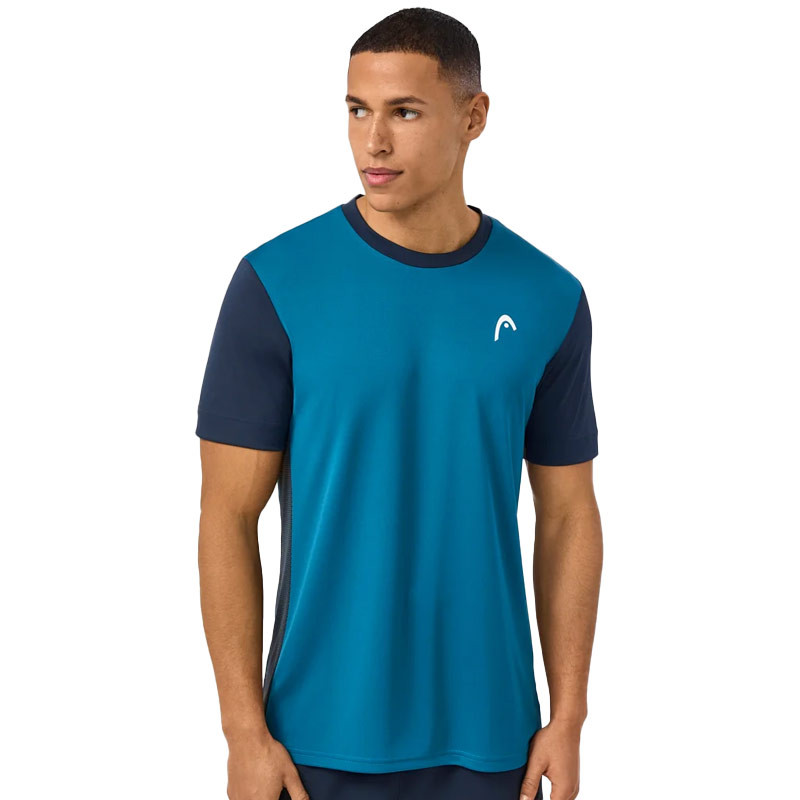 T-Shirt de tennis Head Slice homme bleu