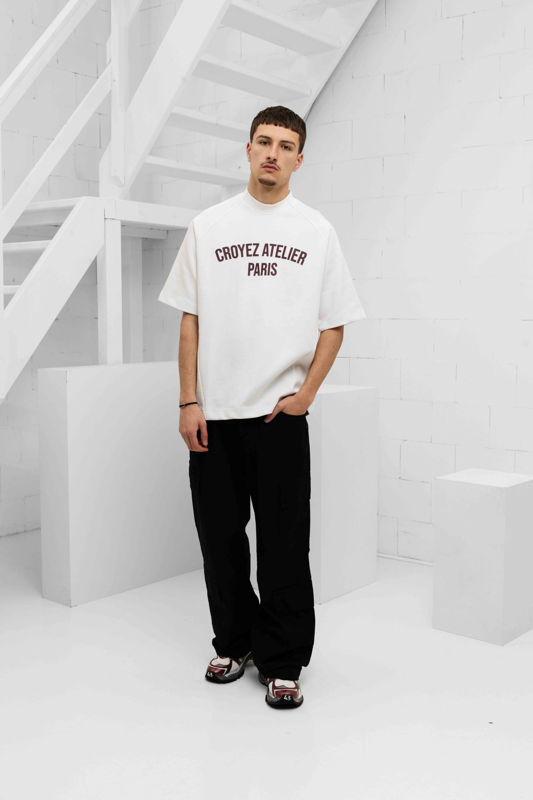 Croyez Raglan T-Shirt Heren Wit
