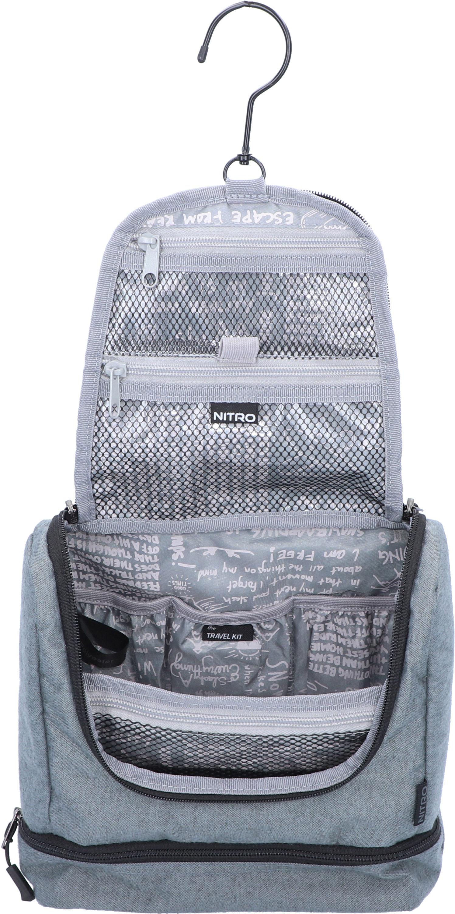 NITRO Kulturbeutel »Travel Kit« Kosmetiktasche für Reise, Waschtasche, Reisetasche für Kosmetikartikel