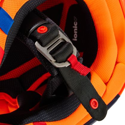 Casque cross Fox V3 - REVISE 2024 - Bleu / Orange
