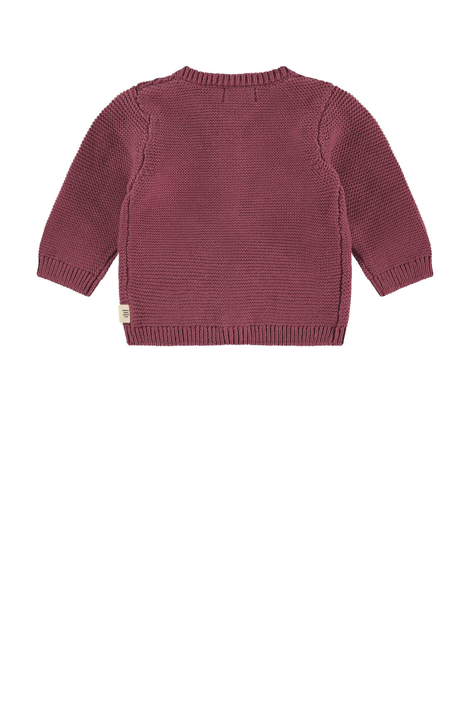A Tiny Story baby gebreid vest rood