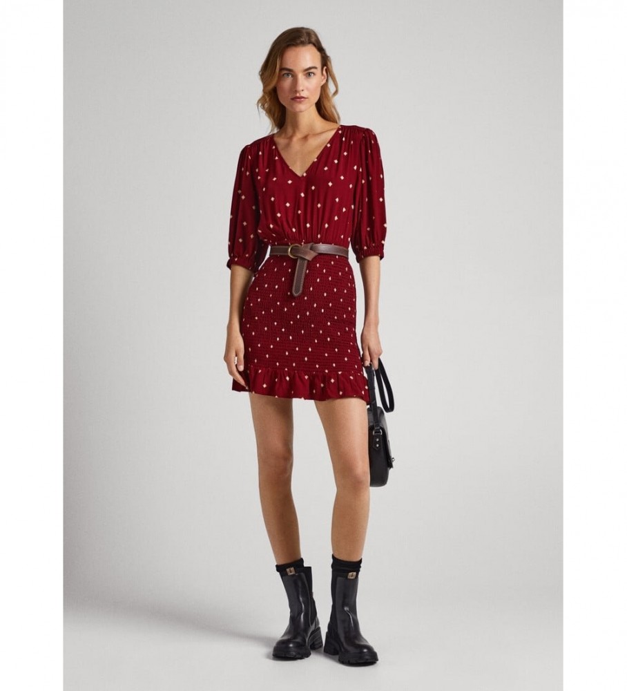 Vestido vermelho Gunila da Pepe Jeans