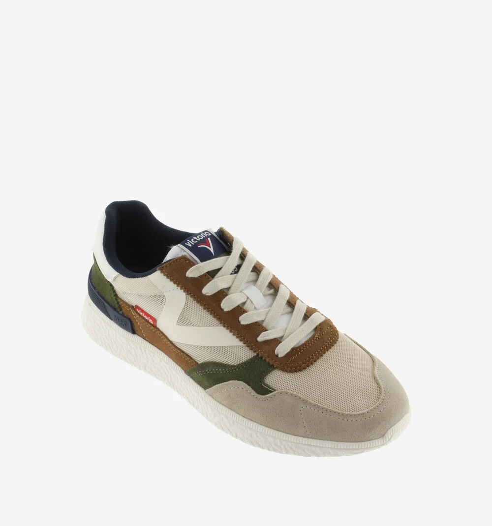 ANIMA - SPORT RETRO Baskets en mesh pour homme TAUPE