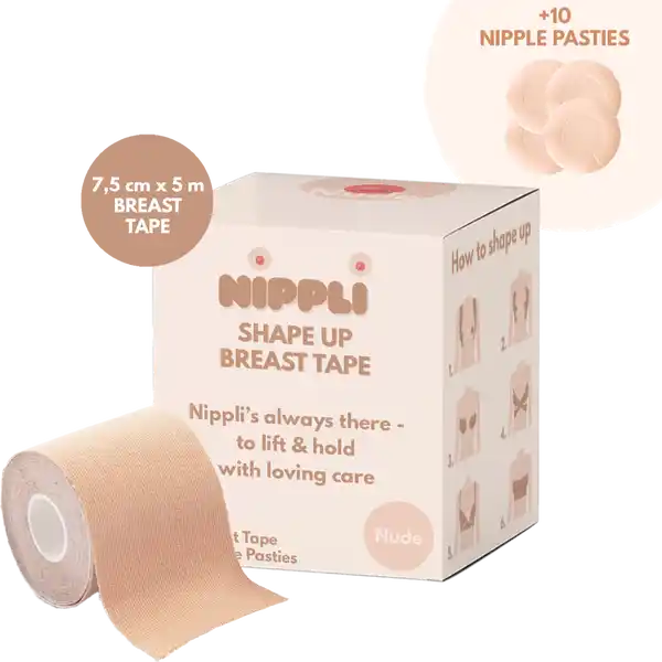 Shape Up Breast Tape Nude