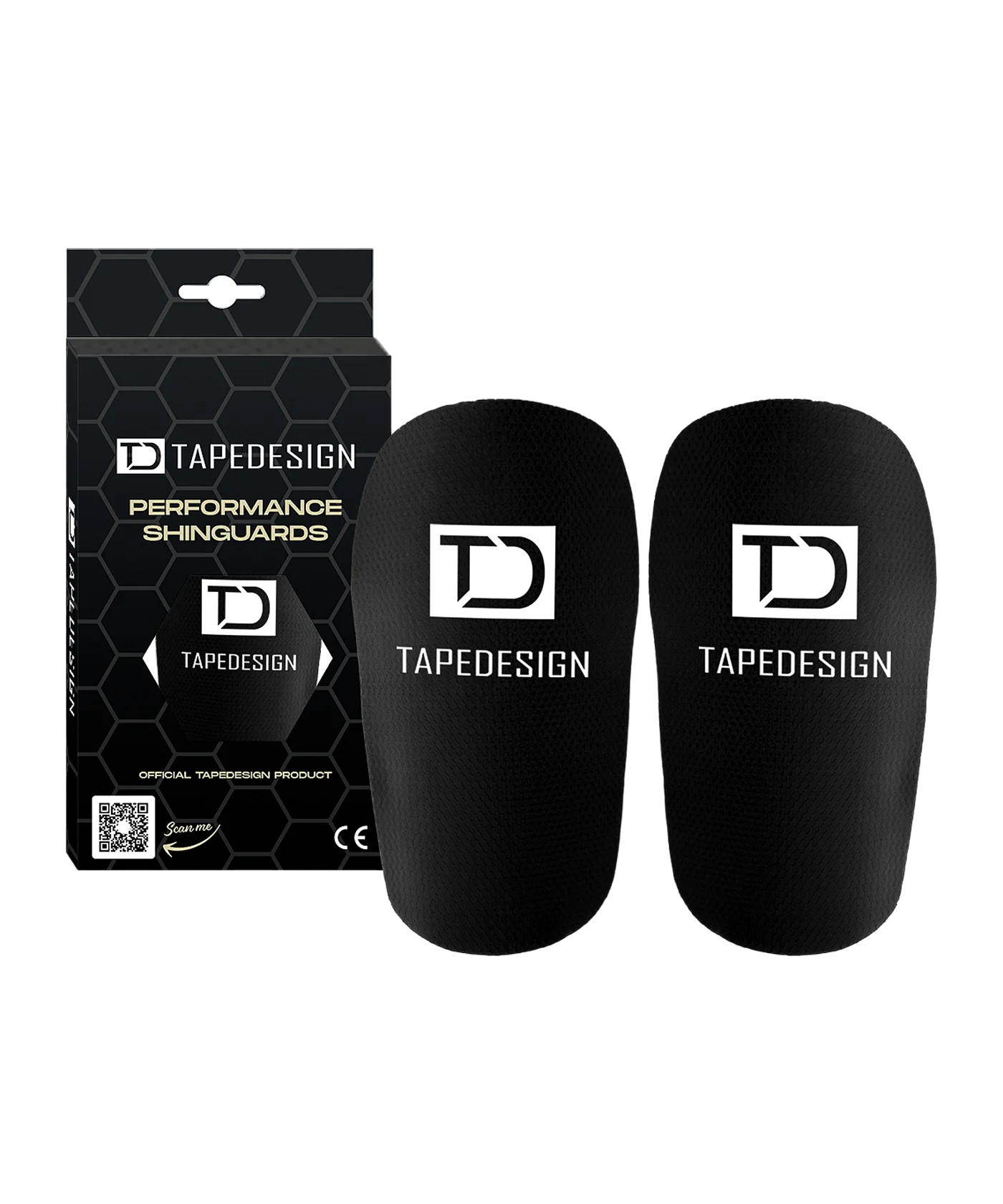 Tapedesign Performance Schienbeinschoner Schwarz