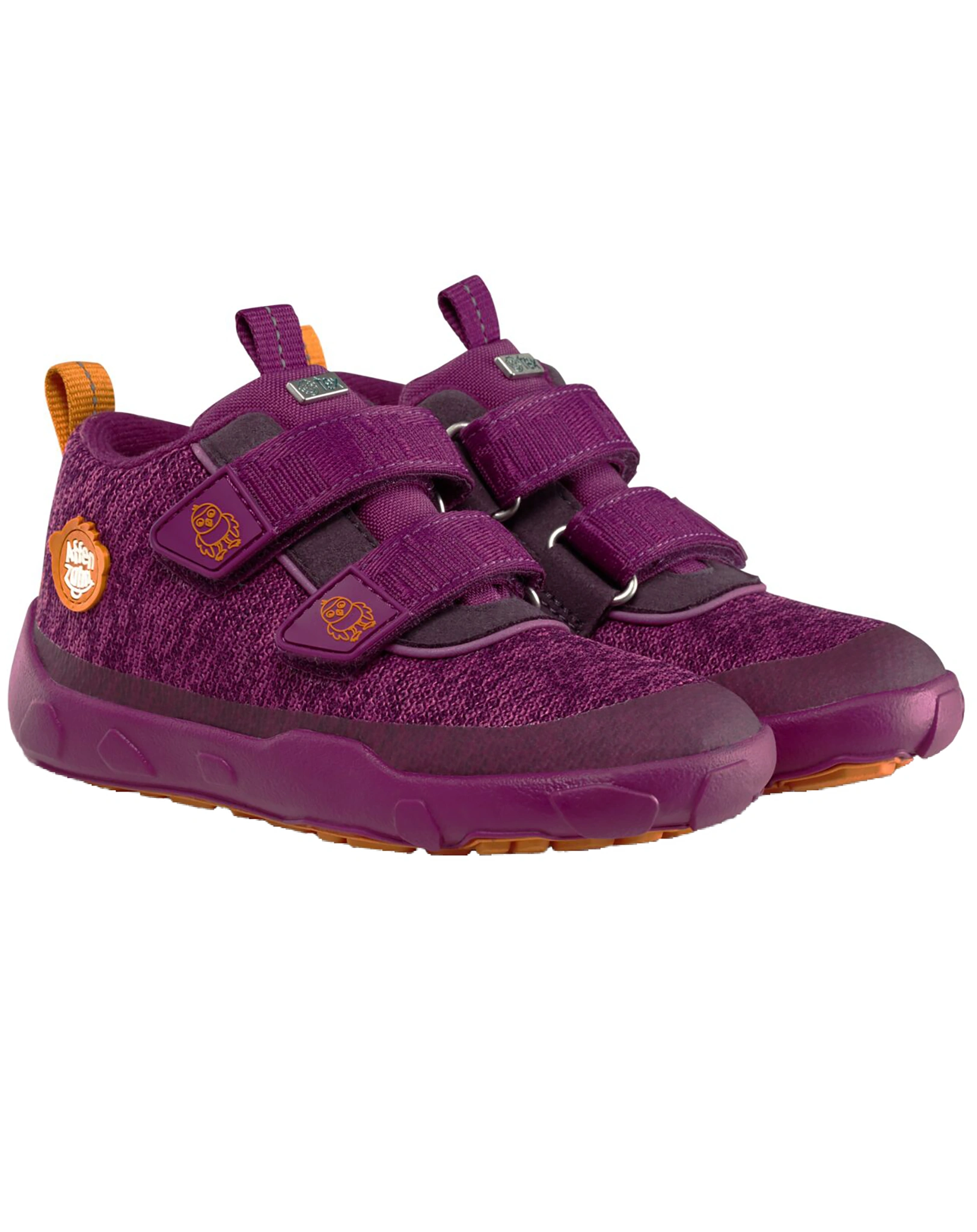 Strick-Halbschuhe HAPPY VOGEL in bordeaux