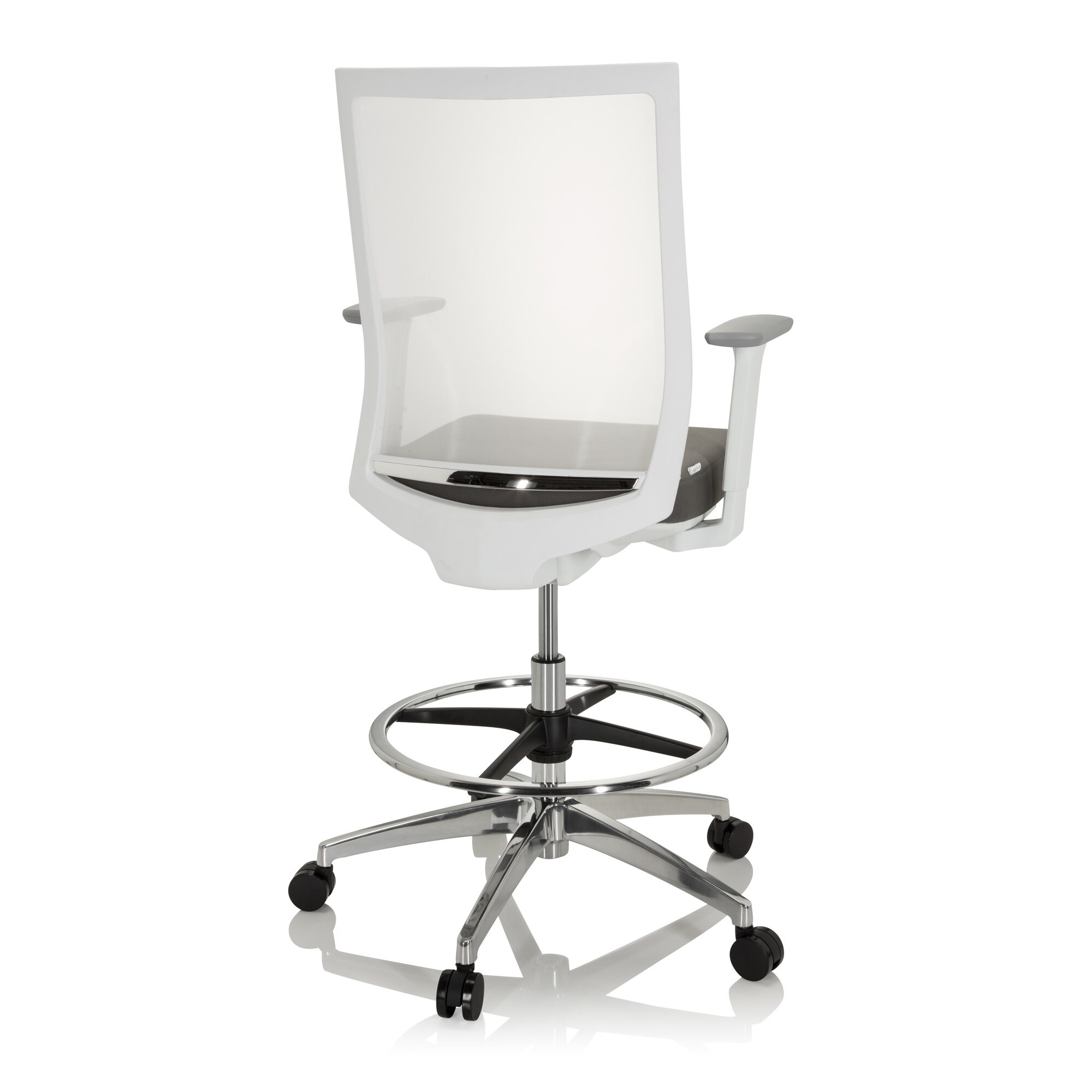 Counterstuhl ASPEN WORK W Stoff/Netzstoff mit Armlehnen (höhenverstellbar) hjh OFFICE