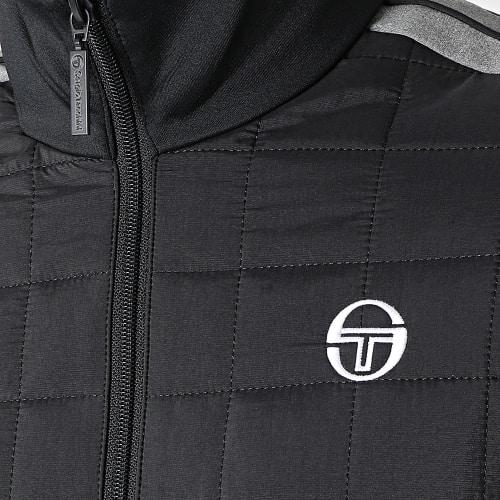 Ensemble De Survetement Quilted 40245 Noir Gris