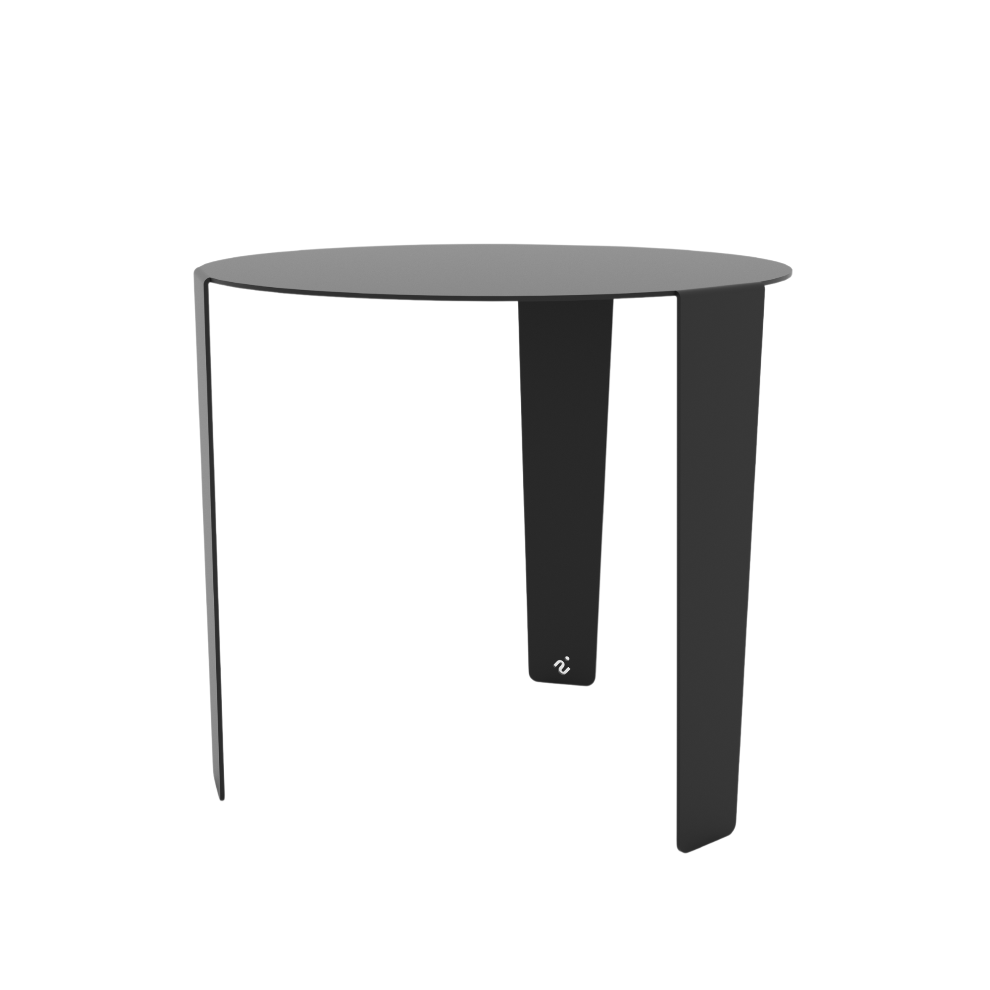 Bijzettafel Cascado 50x45 cm zwart
