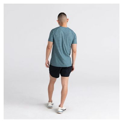 Short 2-en-1 Saxx Hightail Run 5in Noir