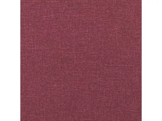 Ensemble de canapés 2 pièces avec coussins Rouge bordeaux Tissu