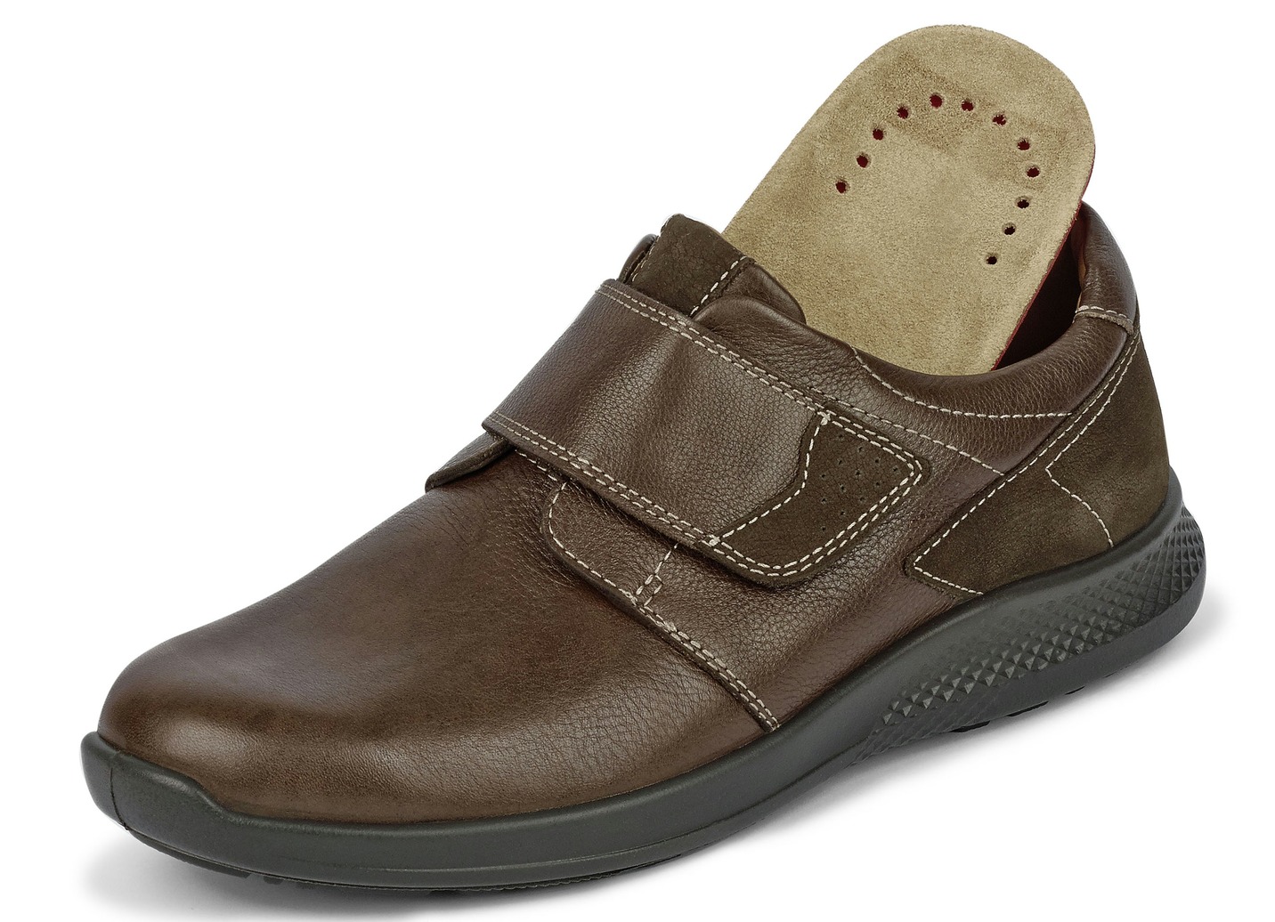 GINO GALANTE Slipper mit praktischem Klettverschluss