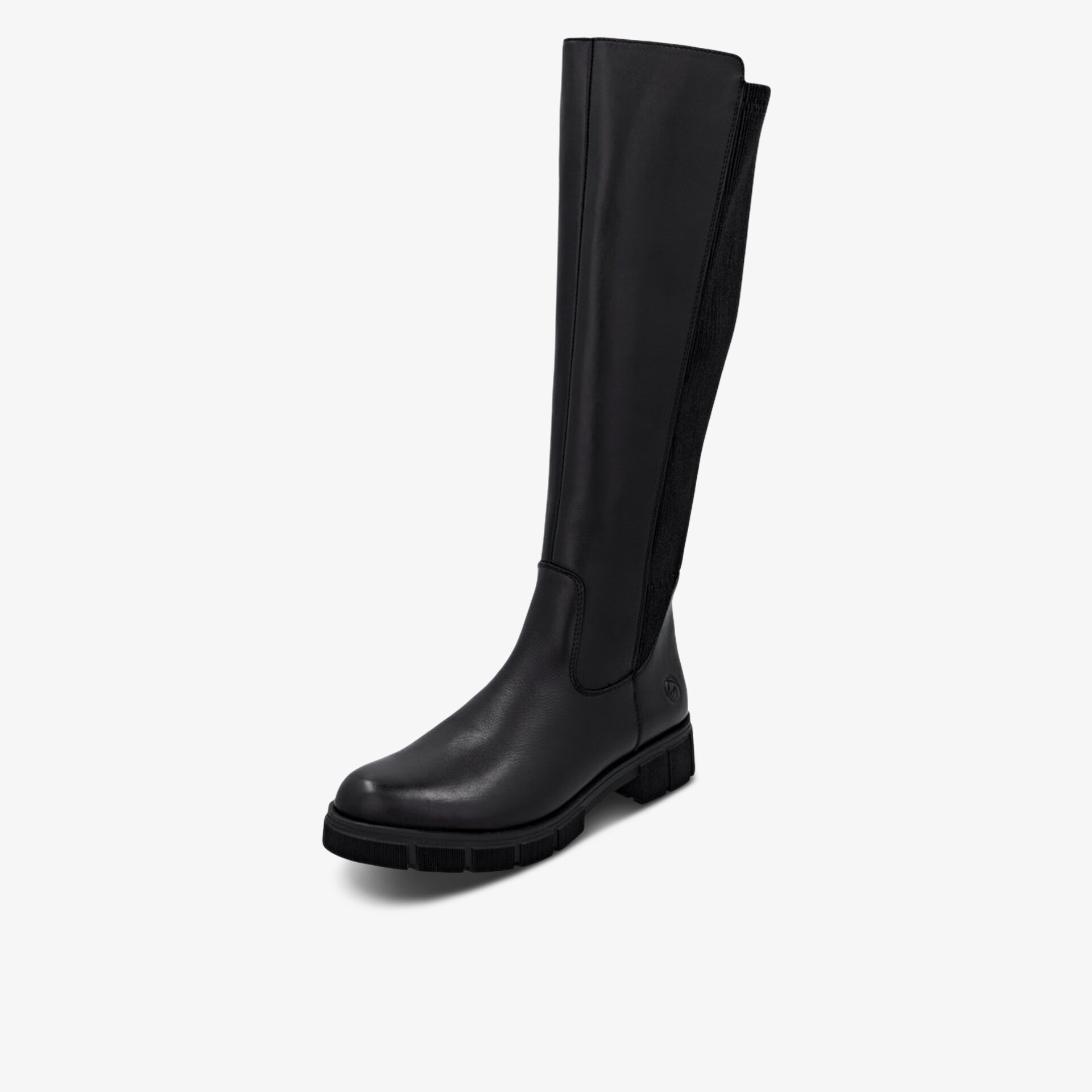 remonte Damen klassische Stiefel schwarz