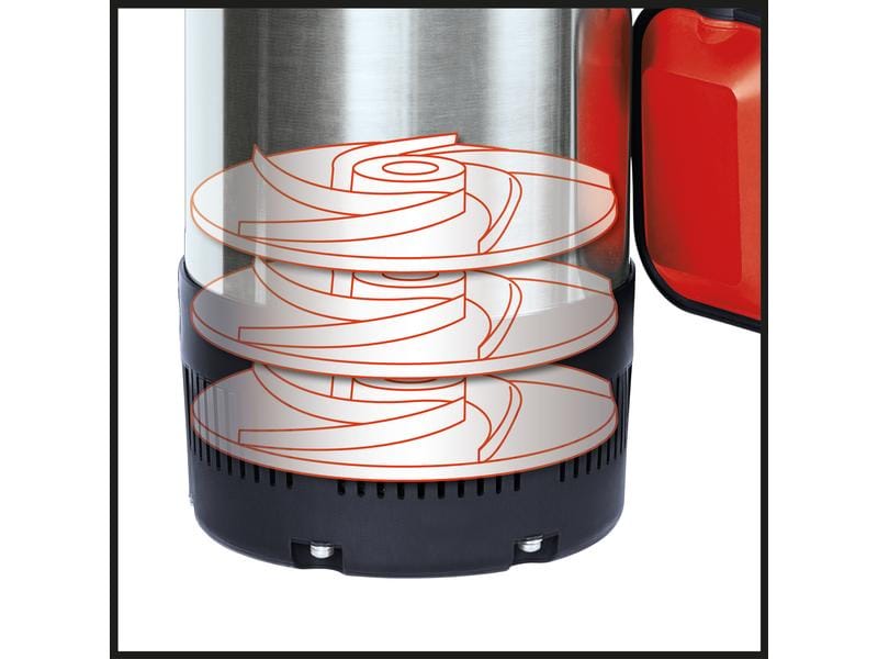 Einhell Klarwasserpumpe GC-DW 900 N Tauchdruckpumpe mit Schwimmschalter