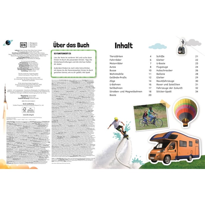 Stickerlexikon - Fahrzeuge - Mit über 600 Stickern